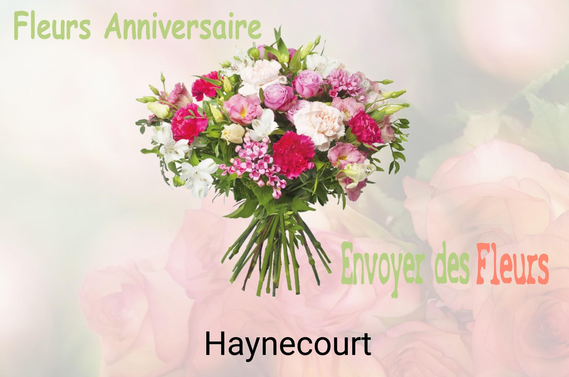 Bouquet de fleurs d’anniversaire livré à Haynecourt