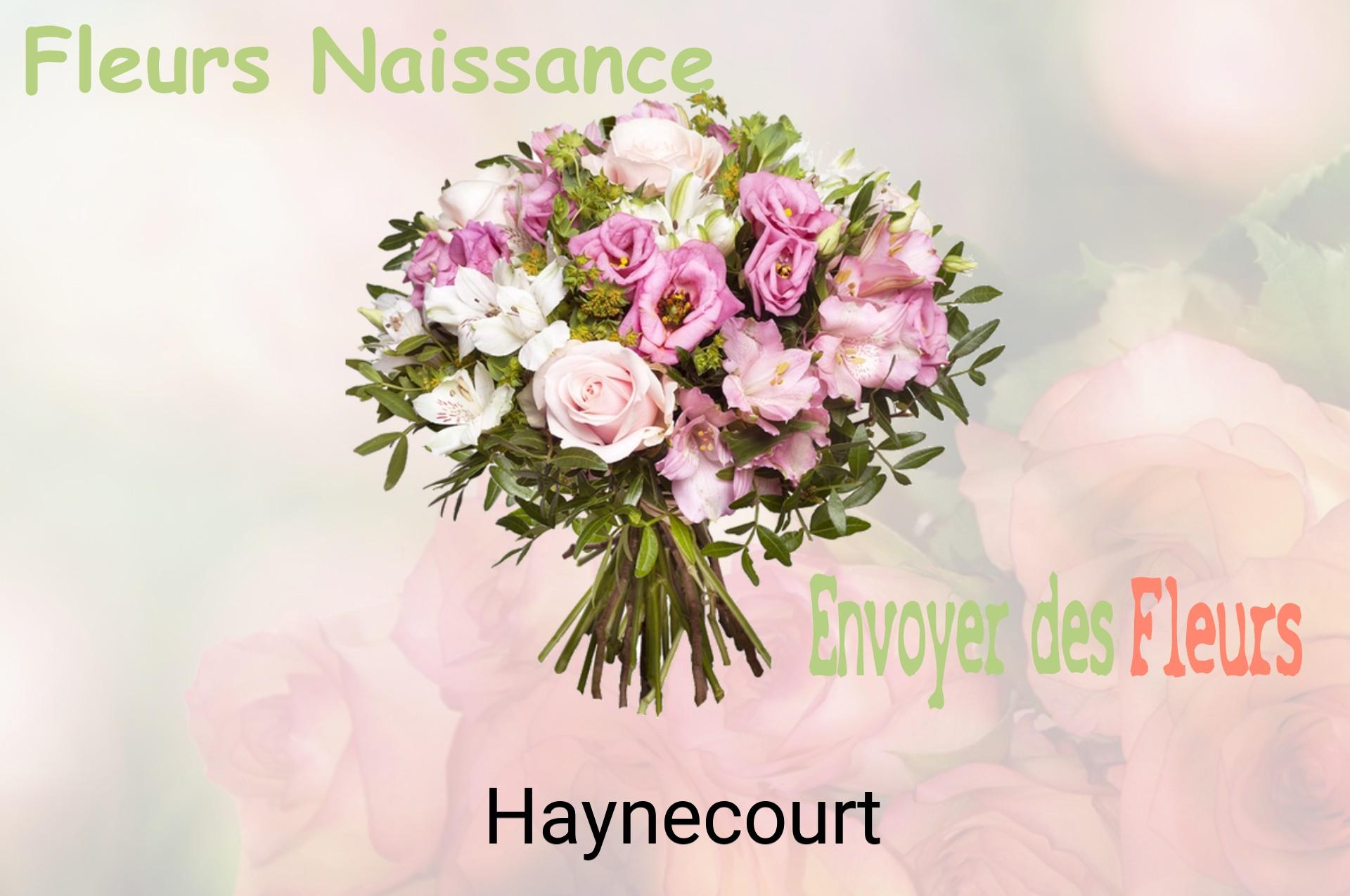 Bouquet de fleurs de naissance livré à Haynecourt